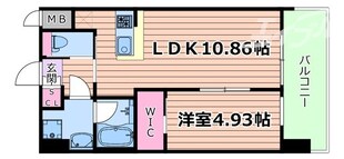 プレジオ天神橋ASIANの物件間取画像